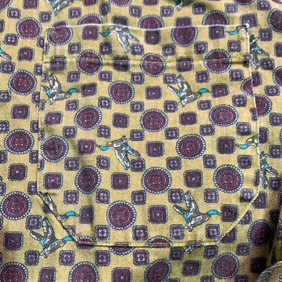 Vintage world island mallard button down shirt long sleeve duck mens VTG - Picture 2 of 8